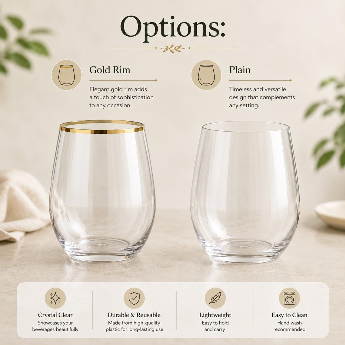 Clear Tall Charcuterie Cups with Fancy Toothpicks – Individual Boucherie Cups for Events