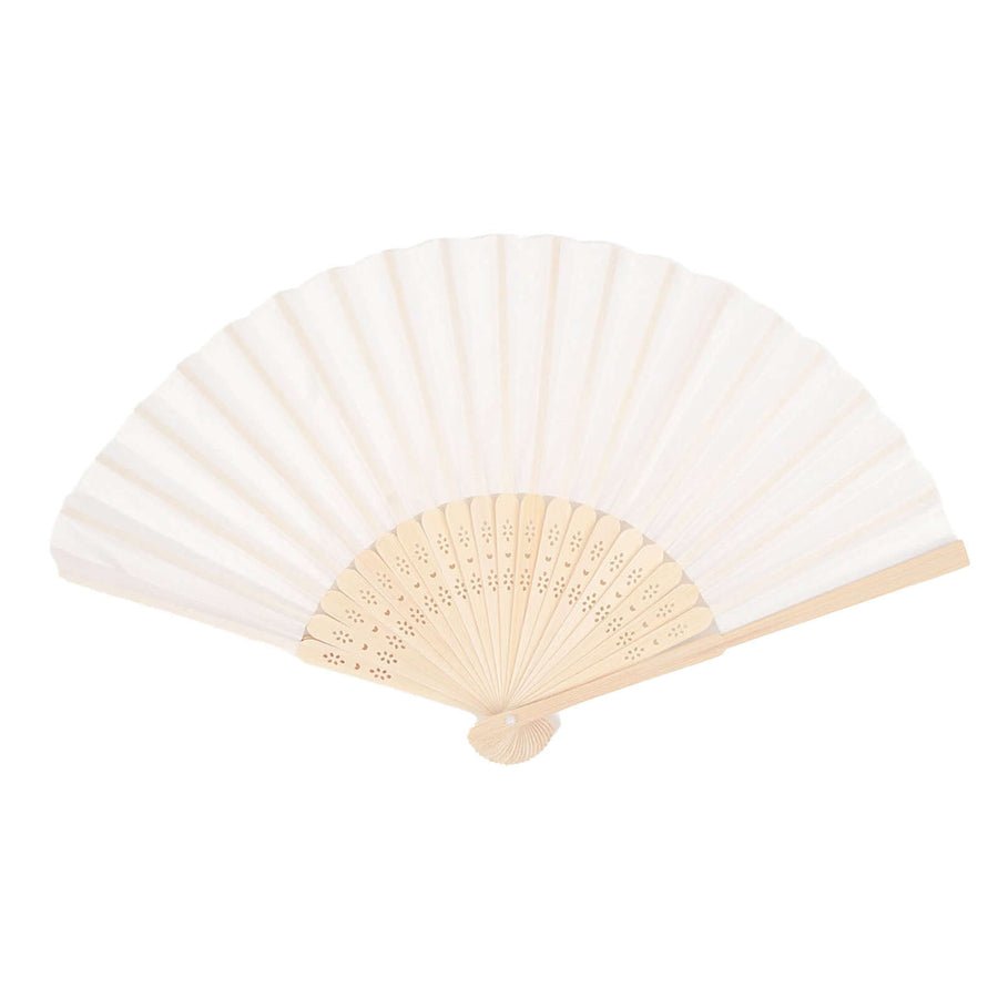 5 - Pack Elegant Silk Folding Fans – Asian - Style Party Favors & Decorative Event Accessories - Pretty Party Boxx