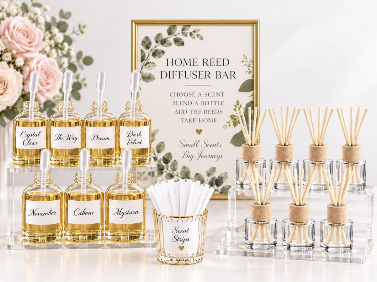 DIY Reed Diffuser Making Kit – Make Your Own Home Diffuser Bar for Showers & Housewarmings