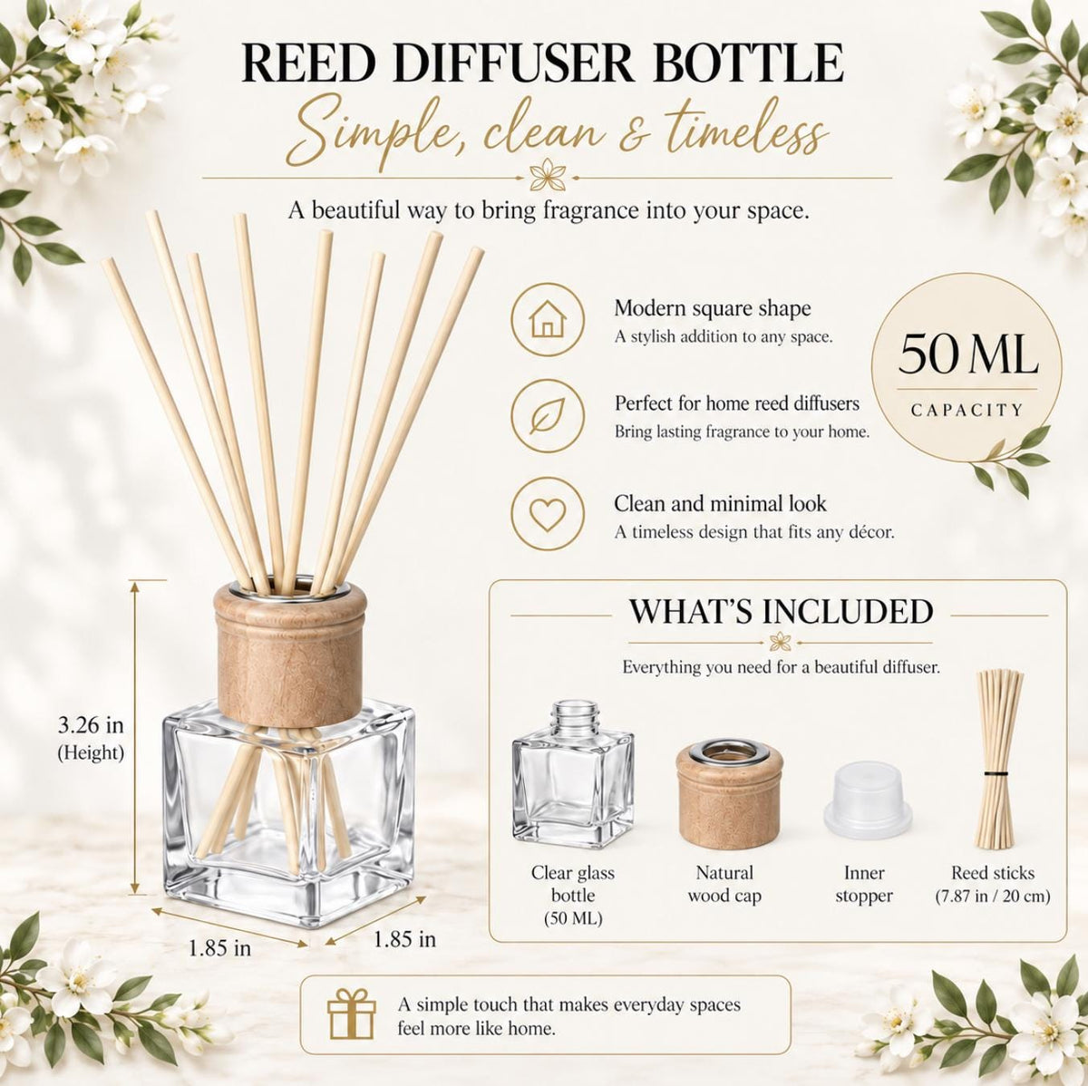 DIY Reed Diffuser Making Kit – Make Your Own Home Diffuser Bar for Showers & Housewarmings