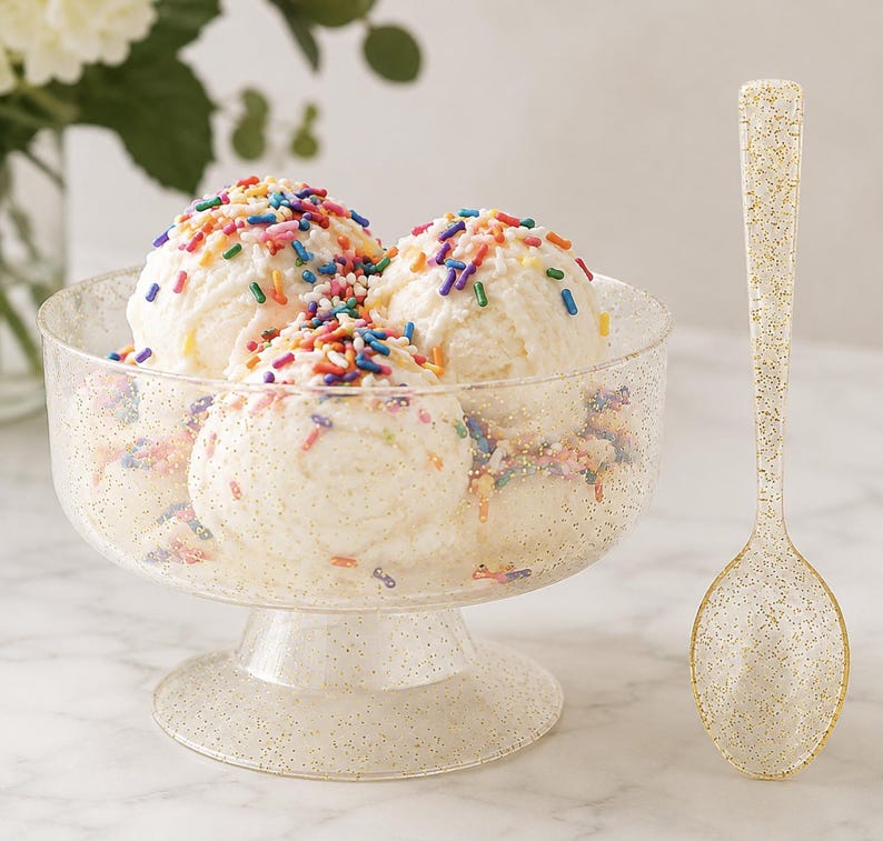 DIY sundae bar dessert table kit for weddings, bridal showers, birthdays and summer parties