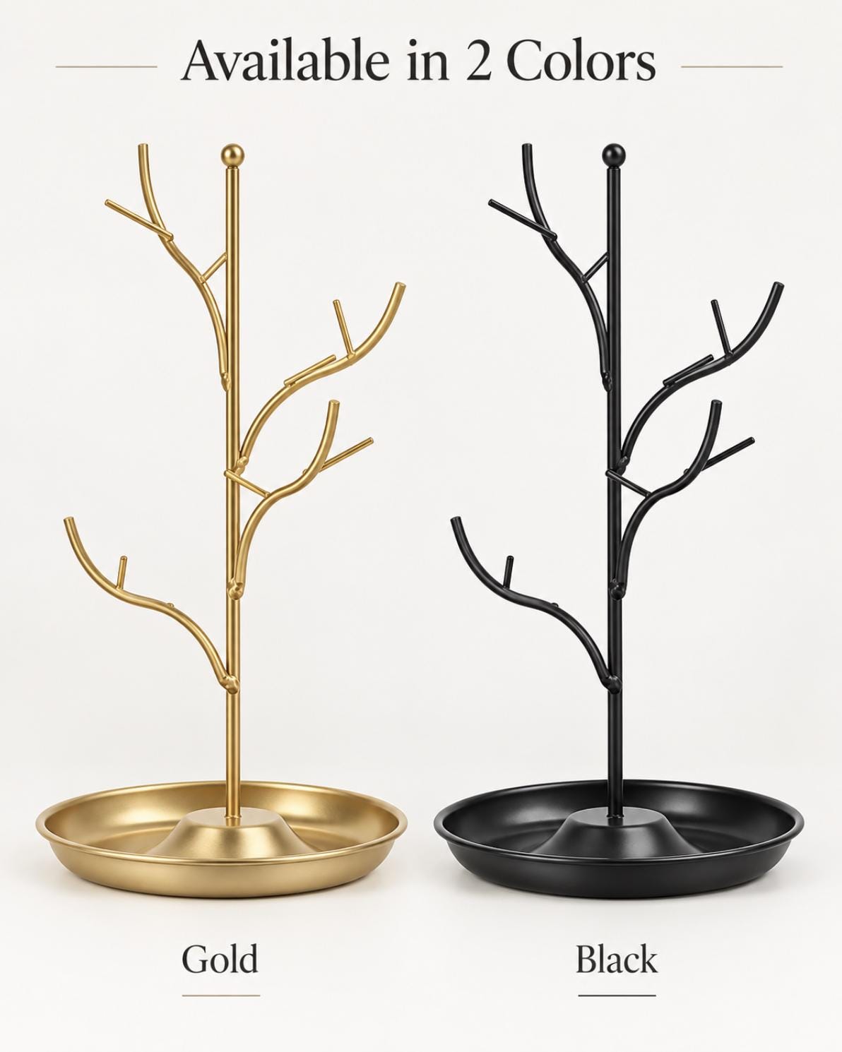Gold Tree Bottle Display Stand – Hanging Favor Display for Car Diffuser Bar Kits