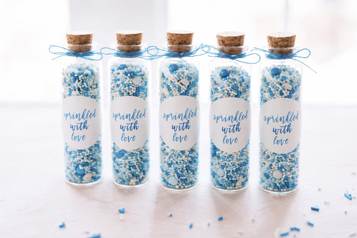 DIY Mini Sprinkle Bottle Favors Kit – Perfect for Baby Showers, Bridal Showers & Parties - Pretty Party Boxx