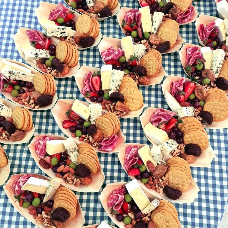 Themed Party Easy Beach Appetizers Boat-Shaped Bamboo Appetizer