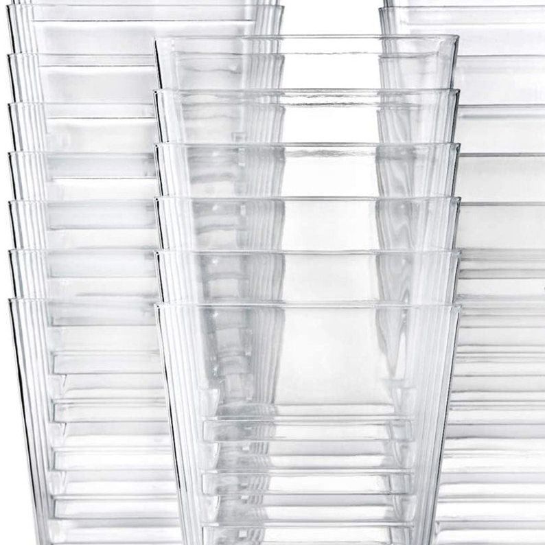 Acrylic Fruit Favor Cups with Mini Forks or Spoons – Set of 20 Clear Reusable Cups for Charcuterie, Snacks & Event Displays