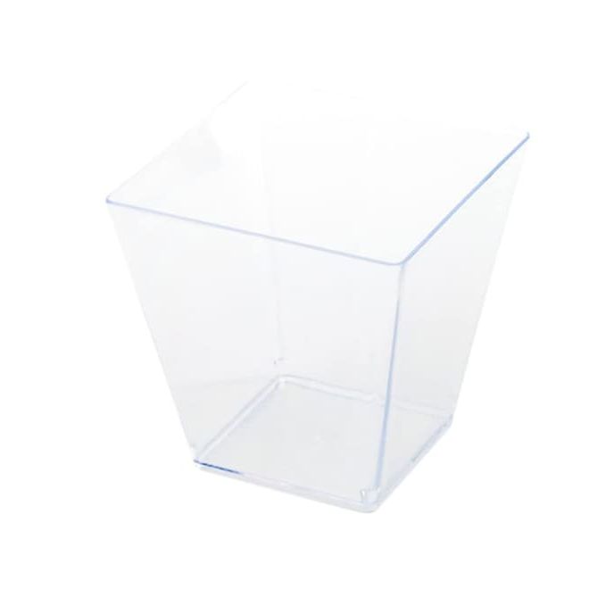 Acrylic Appetizer Cups with Dressing Pipettes & Mini Forks