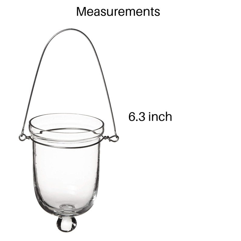 Hanging Flower Holder Candle Votive Set – Elegant Glass Centerpiece for Weddings, Parties & Home Décor - Pretty Party Boxx