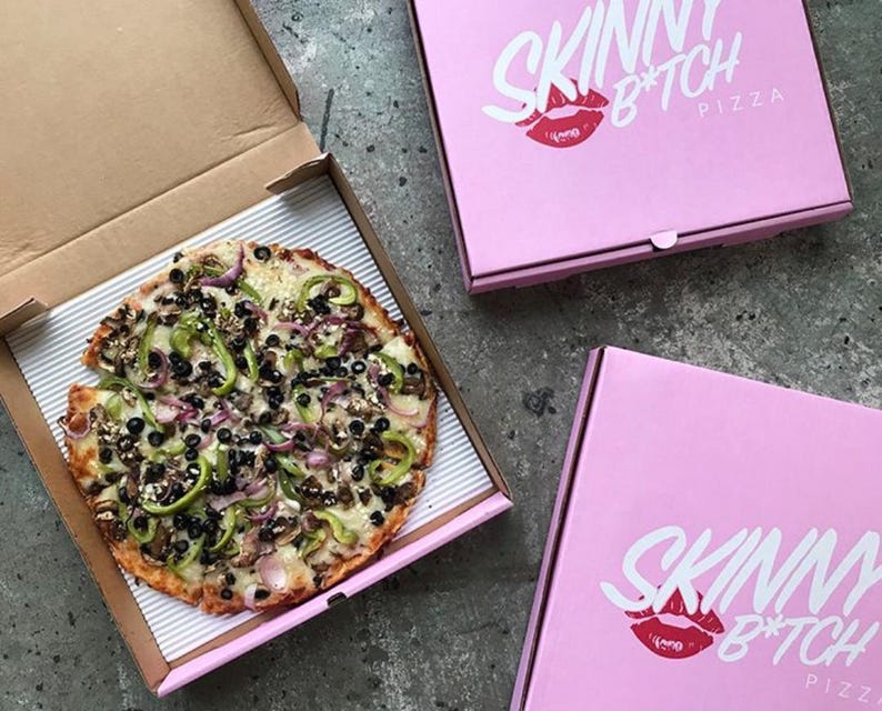 Pink Mini Pizza Boxes for Wedding Party Food Favors Pizza Favors Food Display Catered Events Disposable Small Pizza Boxes Pizza Birthday