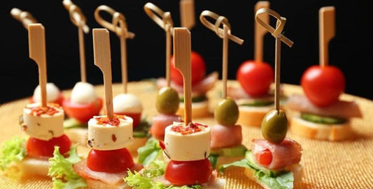 Cocktail Charcuterie Toothpicks and Mini Forks Cake Toppers Food Display Appetizers Cones Grazing Table Catered Events Buffets Set of 25