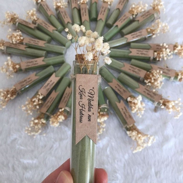 DIY Glass Test Tube Spice & Tea Favor Vials – Customizable Wedding, Shower & Party Guest Gifts - Pretty Party Boxx