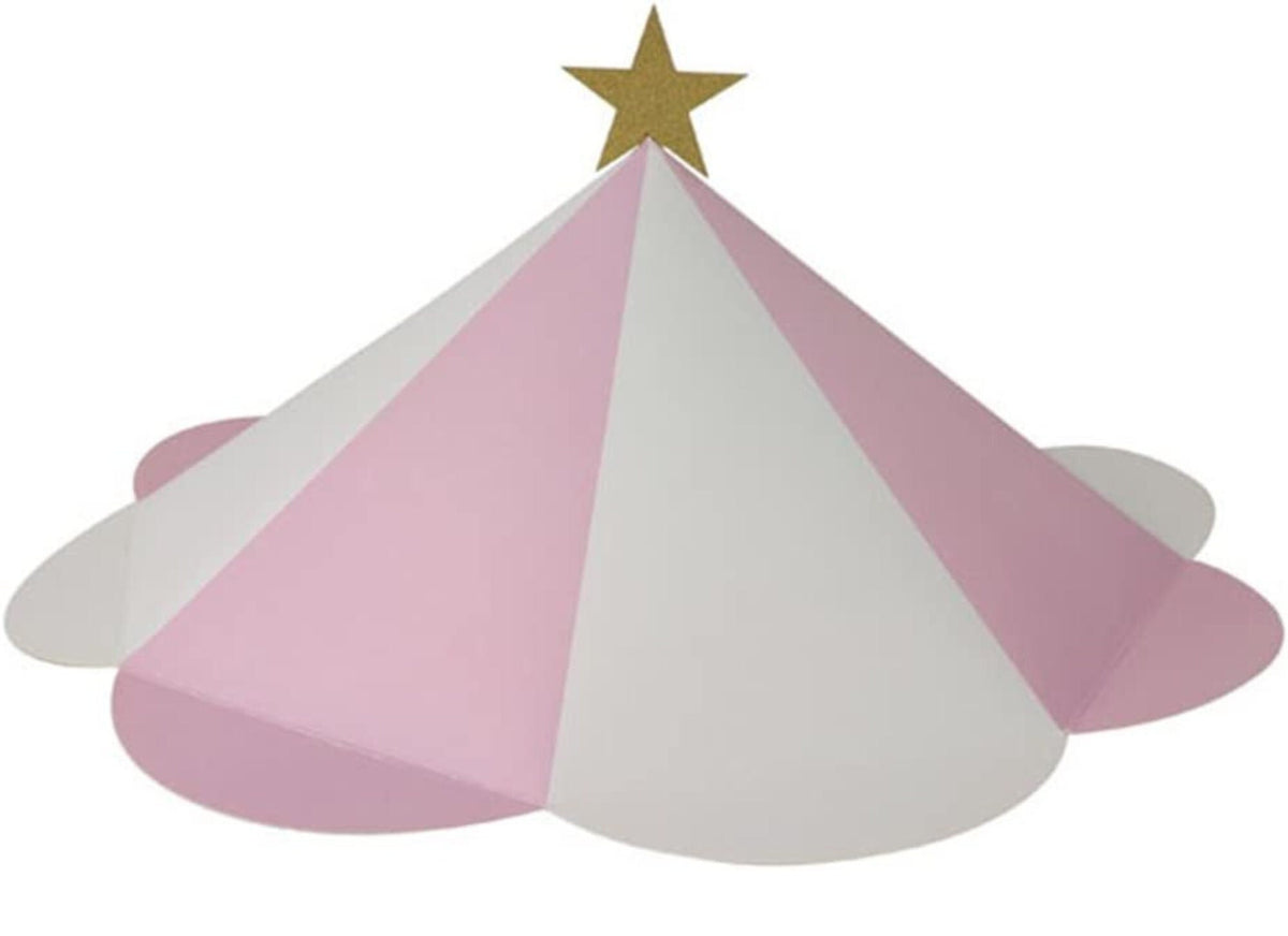 Paper Carousel Horse Favor Box Centerpiece – Vintage Pink Carnival Party Decoration & Treat Box Set - Pretty Party Boxx