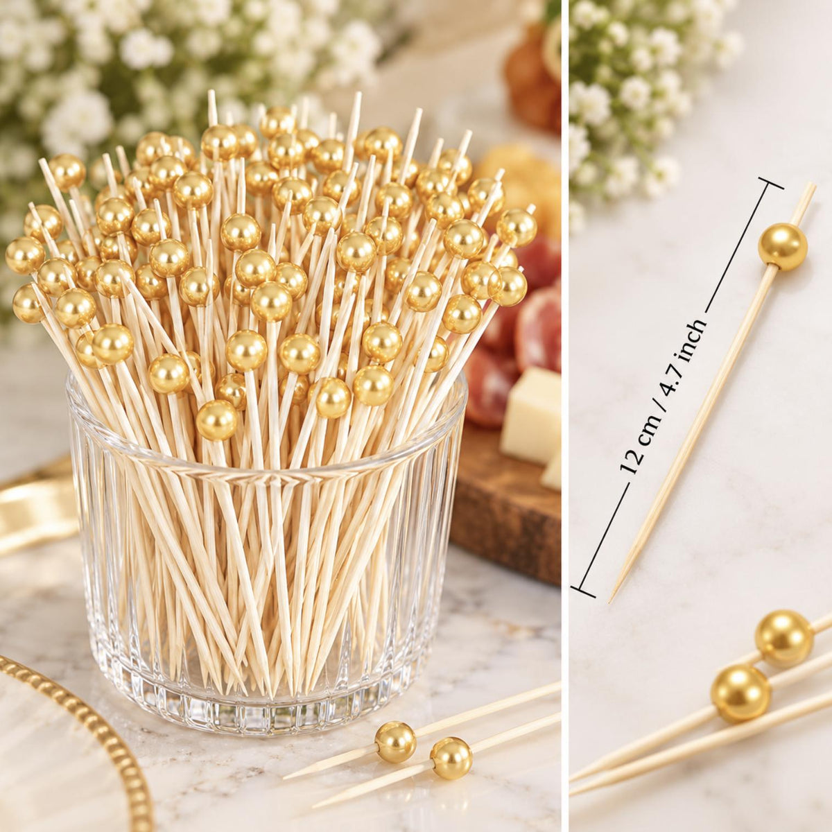 Paper Doily Charcuterie Cones with Toothpicks – Lace Cones for Cone Stands & Dessert Displays