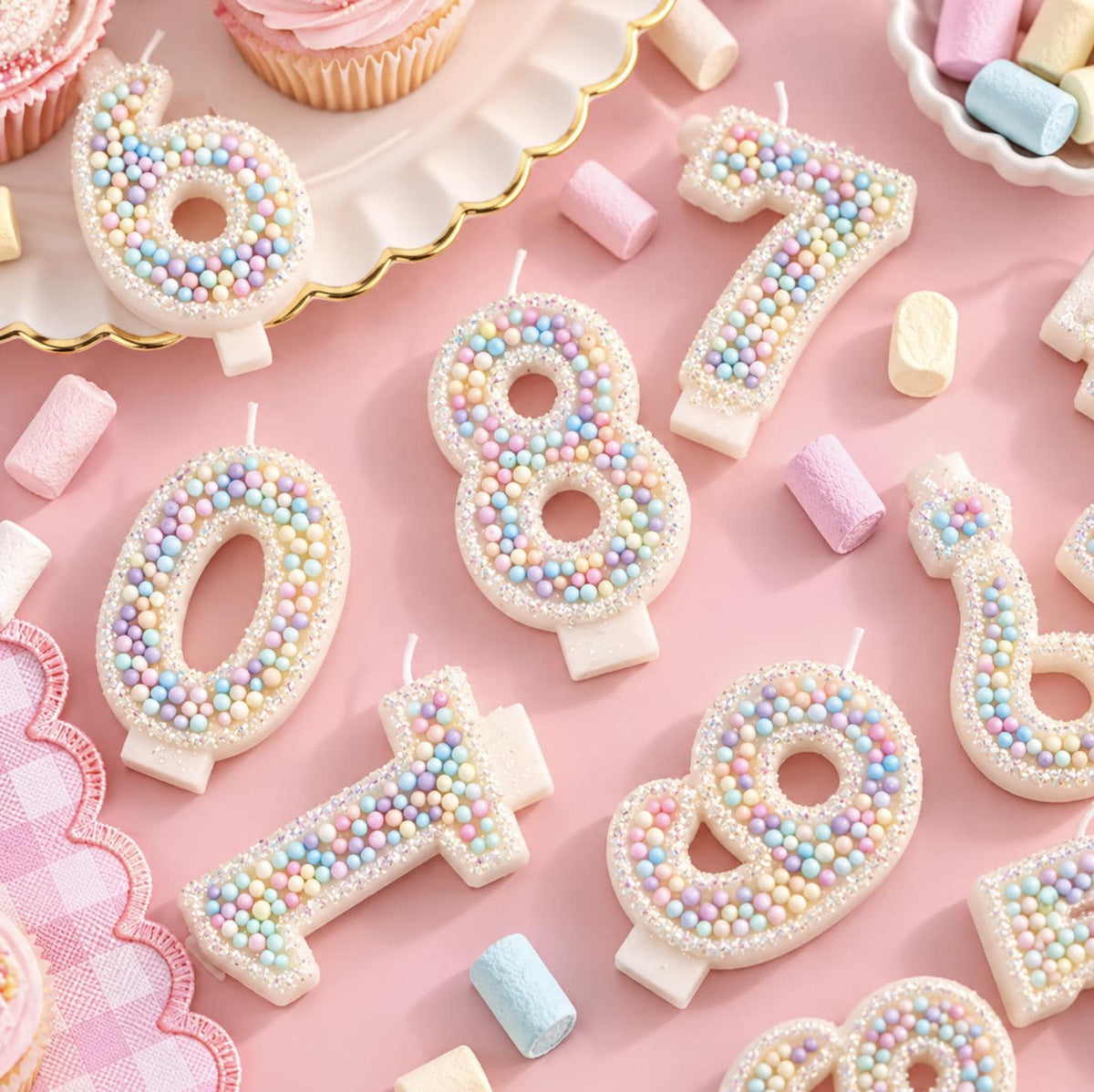 Pastel Carnival Party Tableware Set – Striped Plates, Cups, Napkins & Cutlery for Circus Birthdays