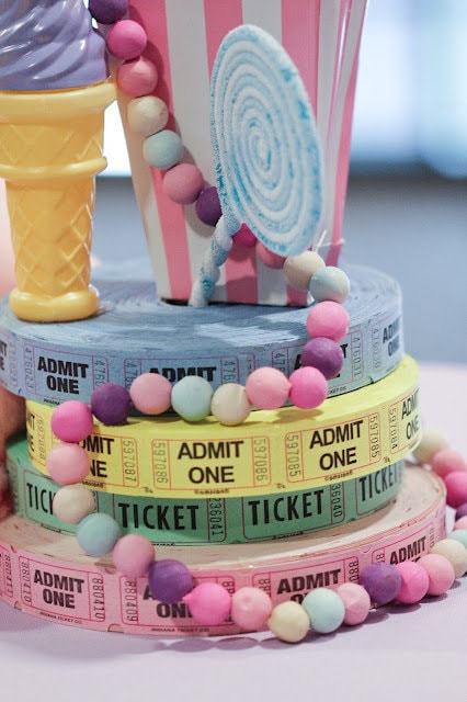 Pastel Raffle Ticket Rolls – Admit One Tickets for Carnival Parties, Showers & Fundraisers