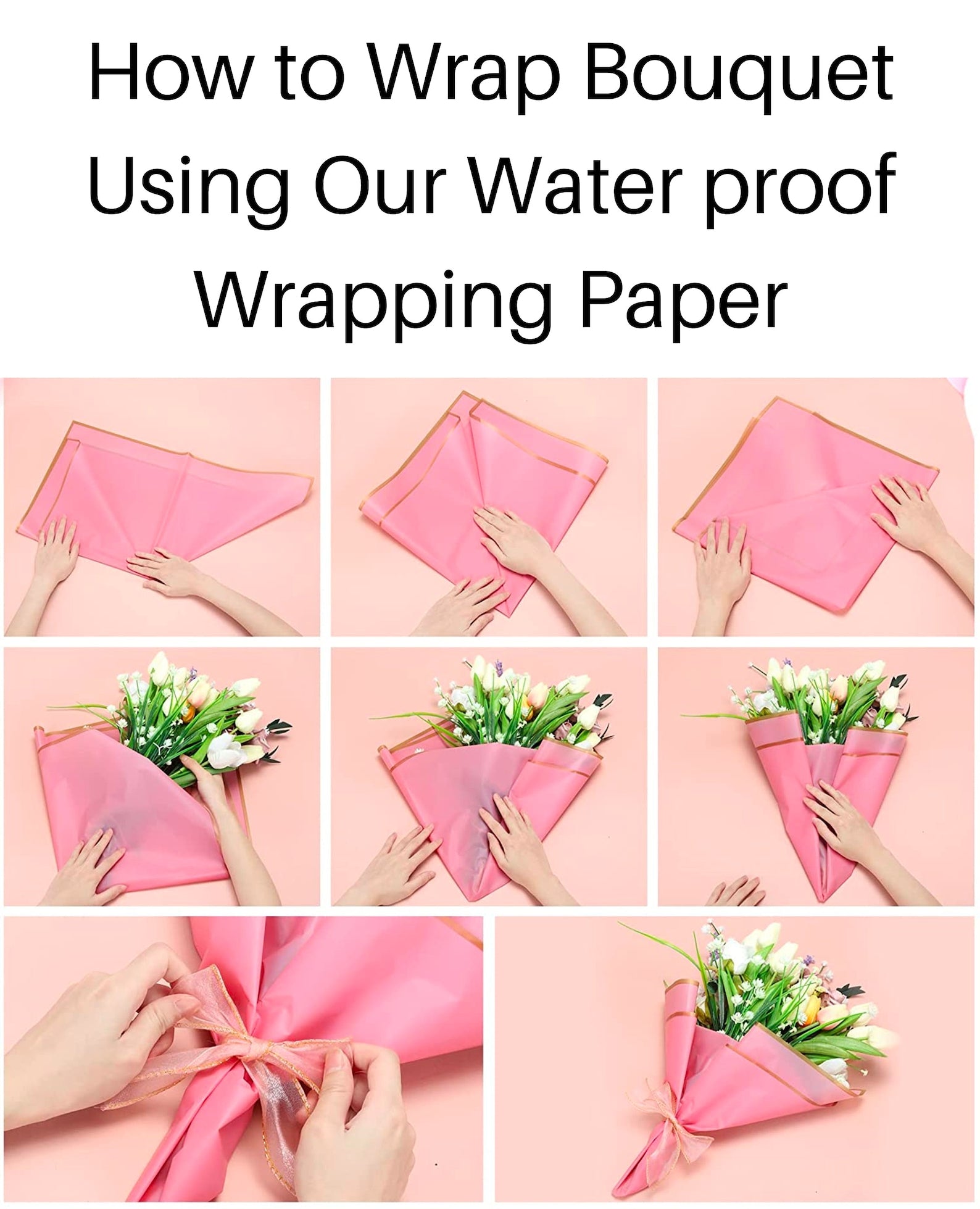 DIY How to Wrap a Bouquet 