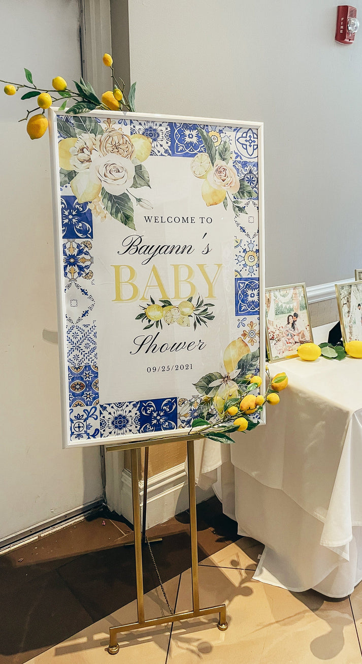 baby shower welcome signs