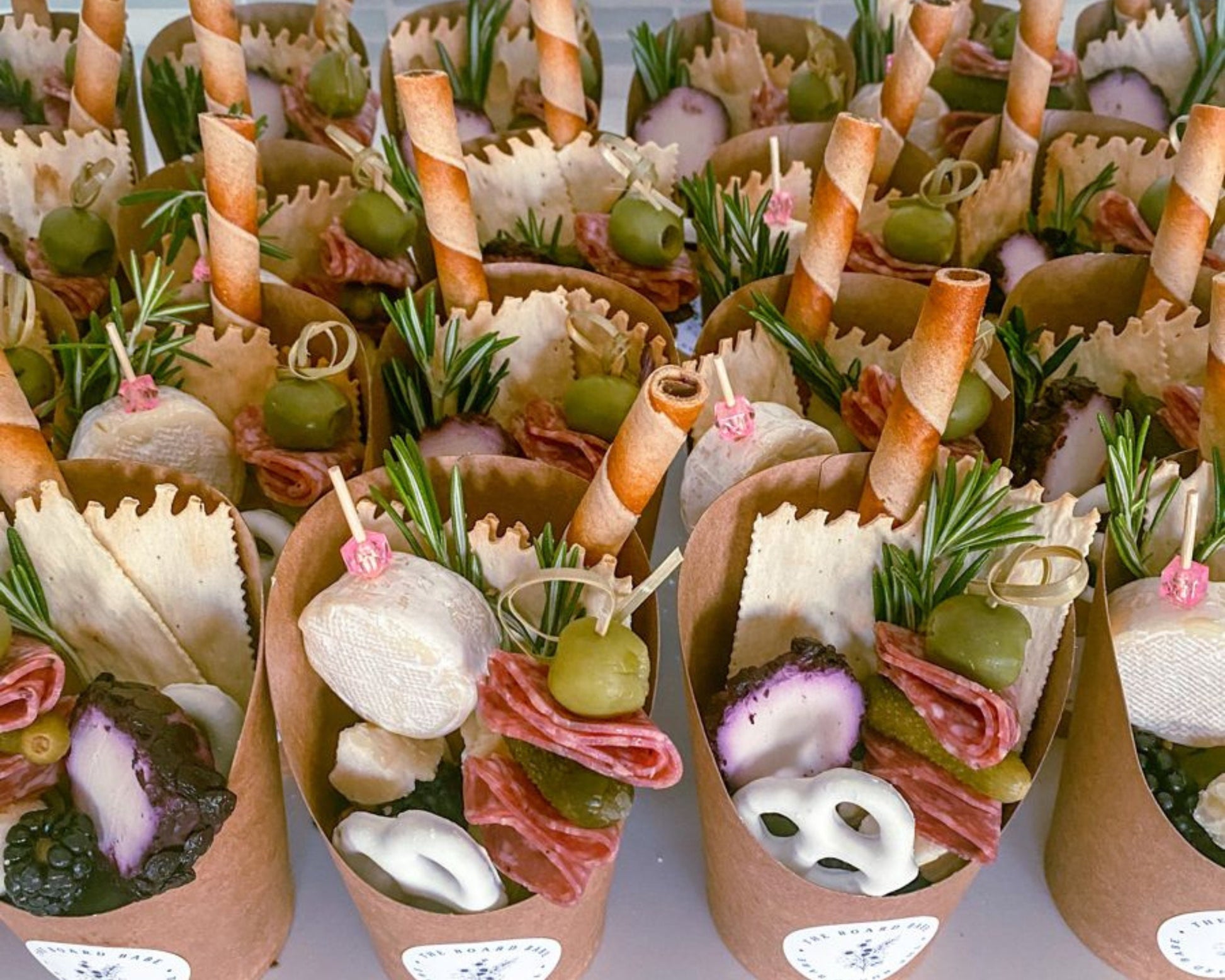 Individual Charcuterie Cups, Party Platters