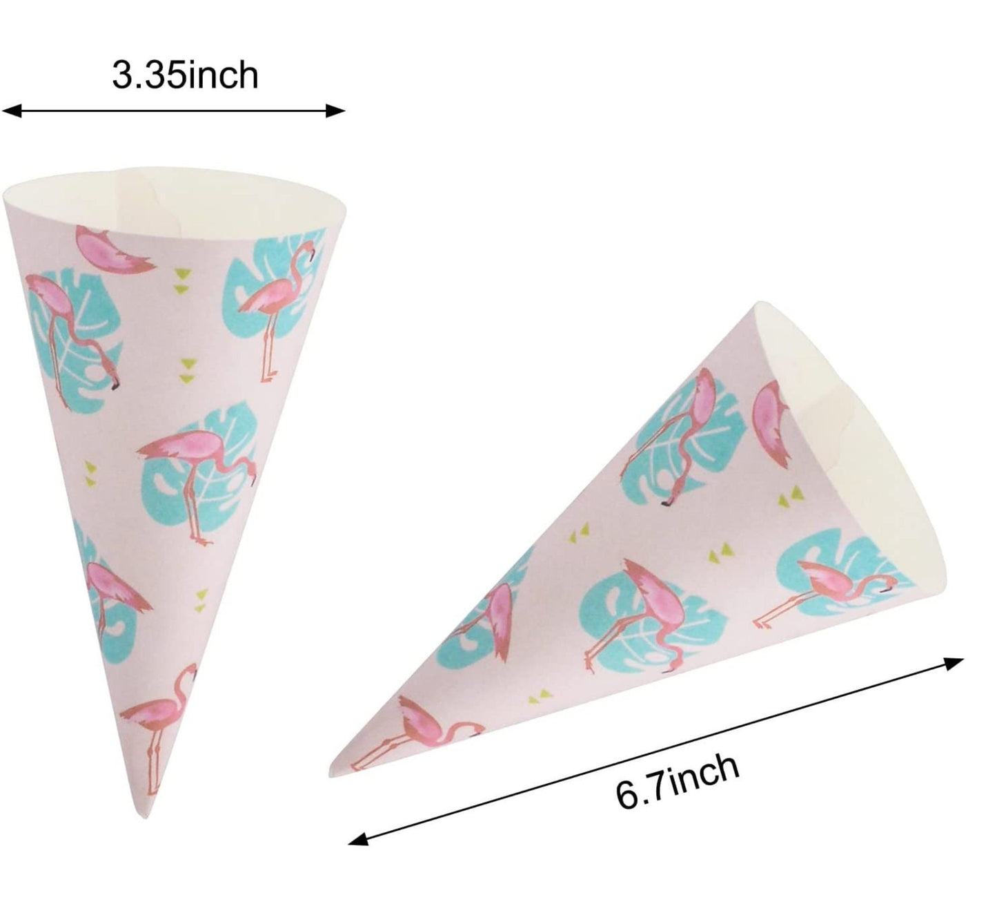 Flamingo Charcuterie Paper Cup Cone and Toothpicks