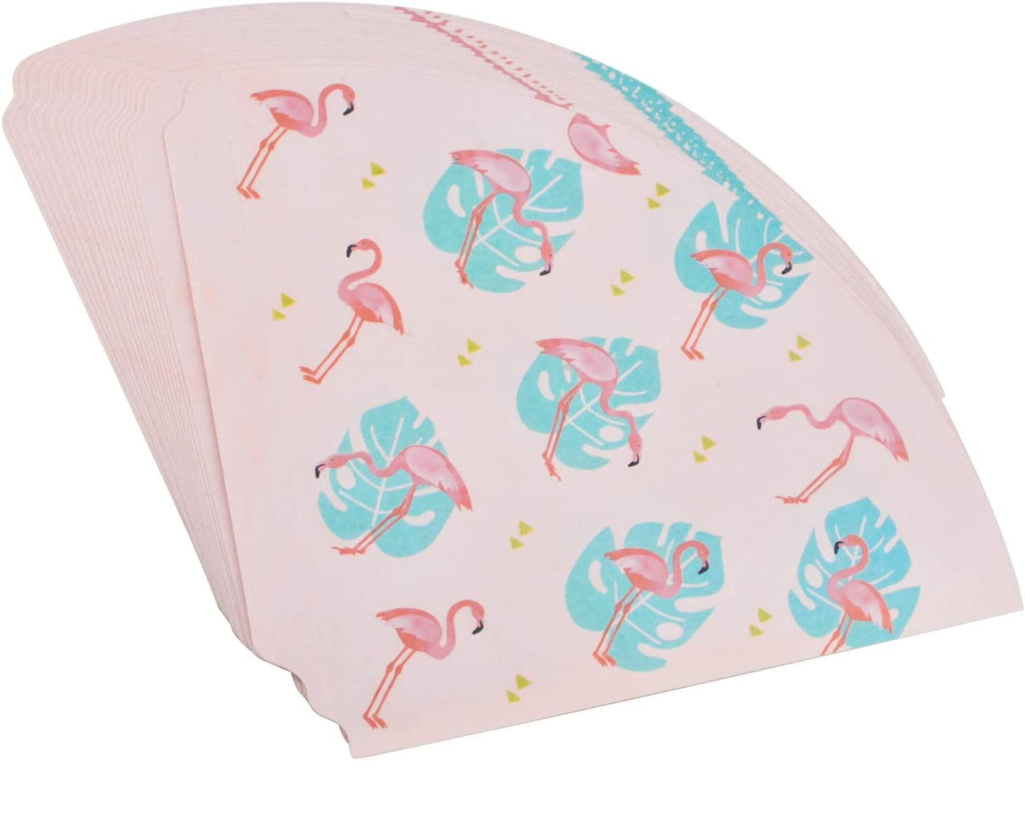 Flamingo Print Charcuterie Paper Cone w/Toothpicks