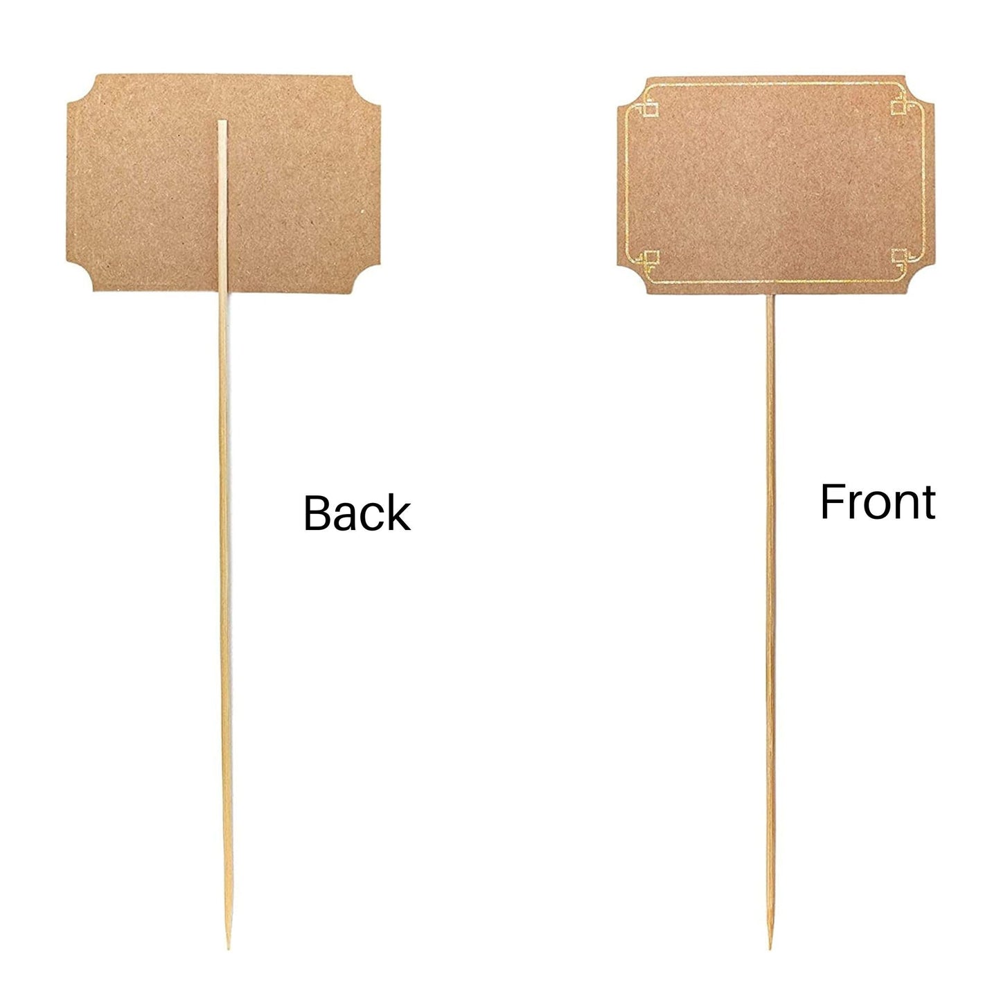 Kraft Toothpick Signs