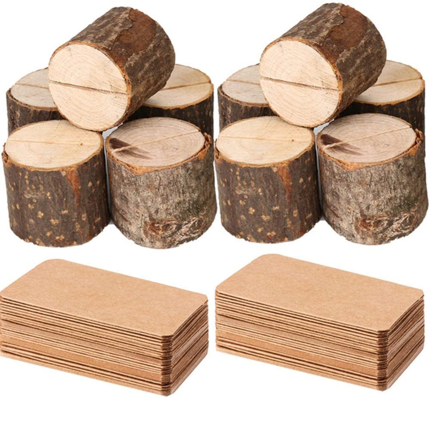 Wood Place Setting Card Holders