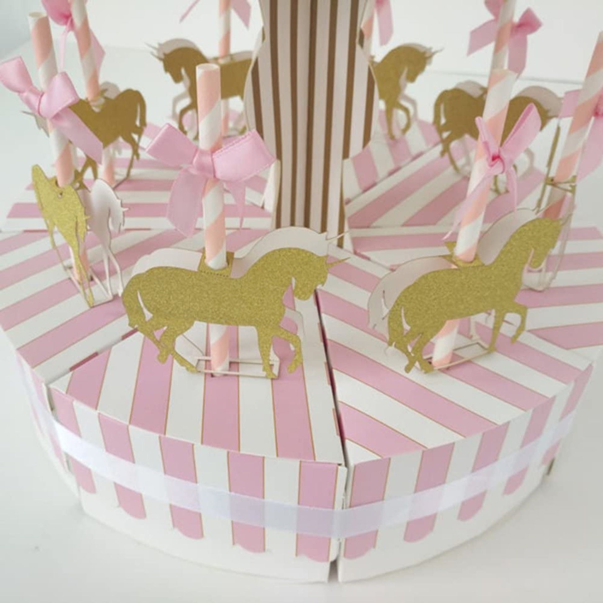 Paper Carousel Horse Carnival Theme Gift Boxes – ThePrettyPartyBoxx