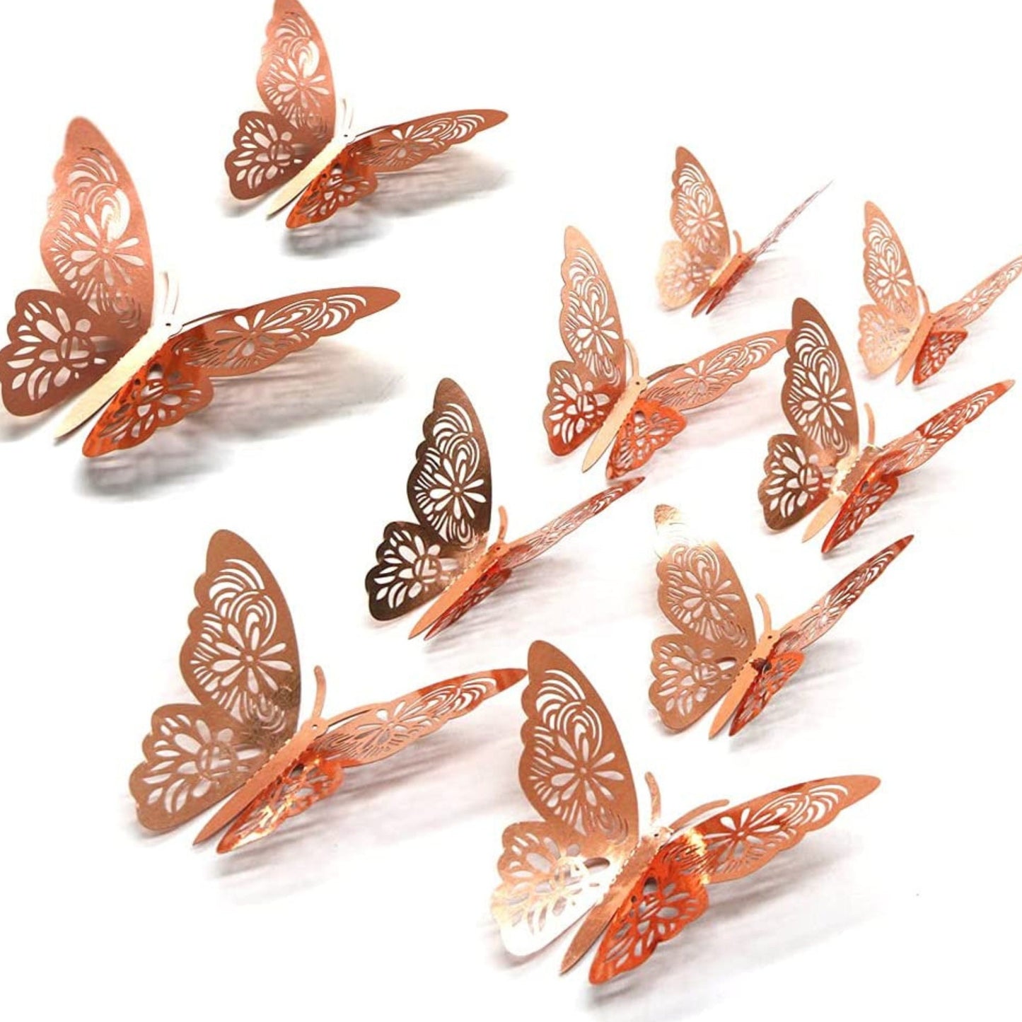 Metallic 3D Butterfly Stickers