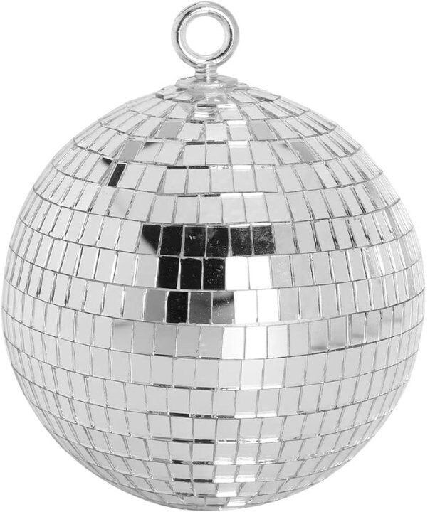 Mirror Disco Ball Gold Blue Pink Hanging Party Disco Ball w Attached String