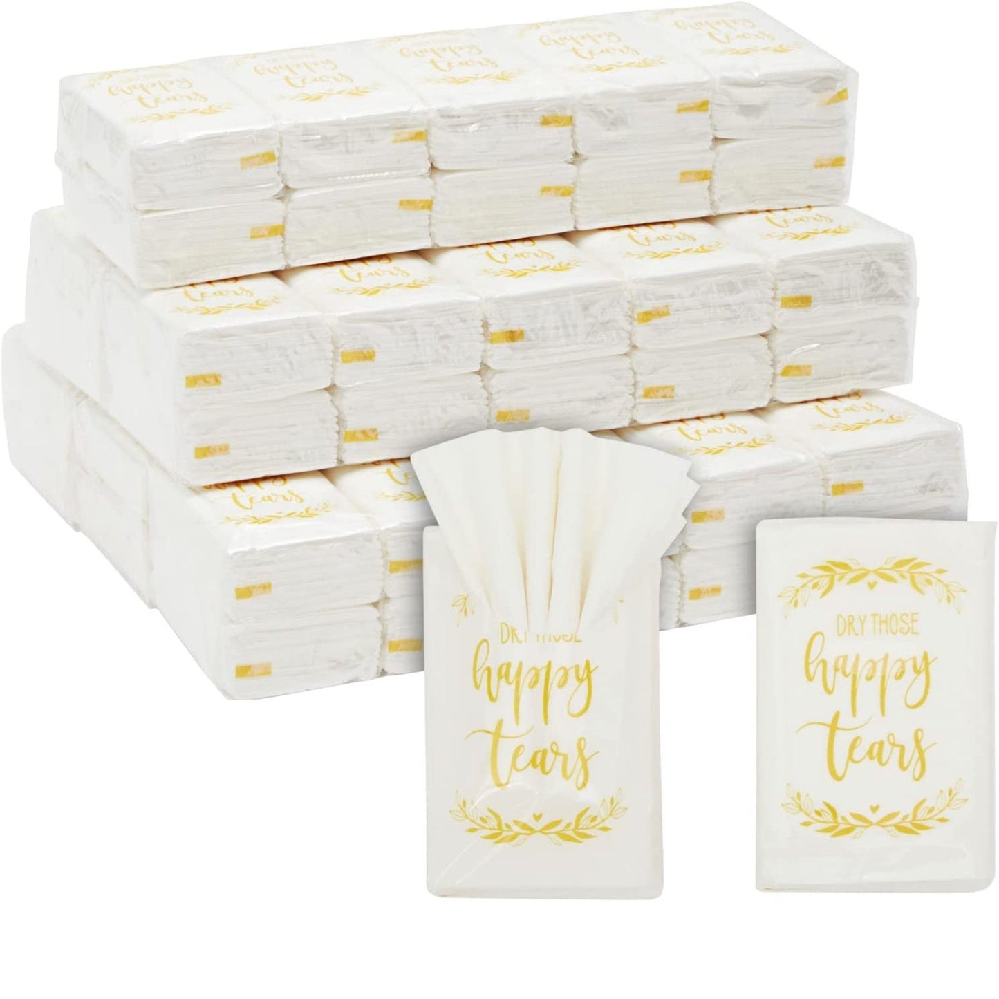 Wedding Tissues Packs for Guests Dry Those Happy Tears