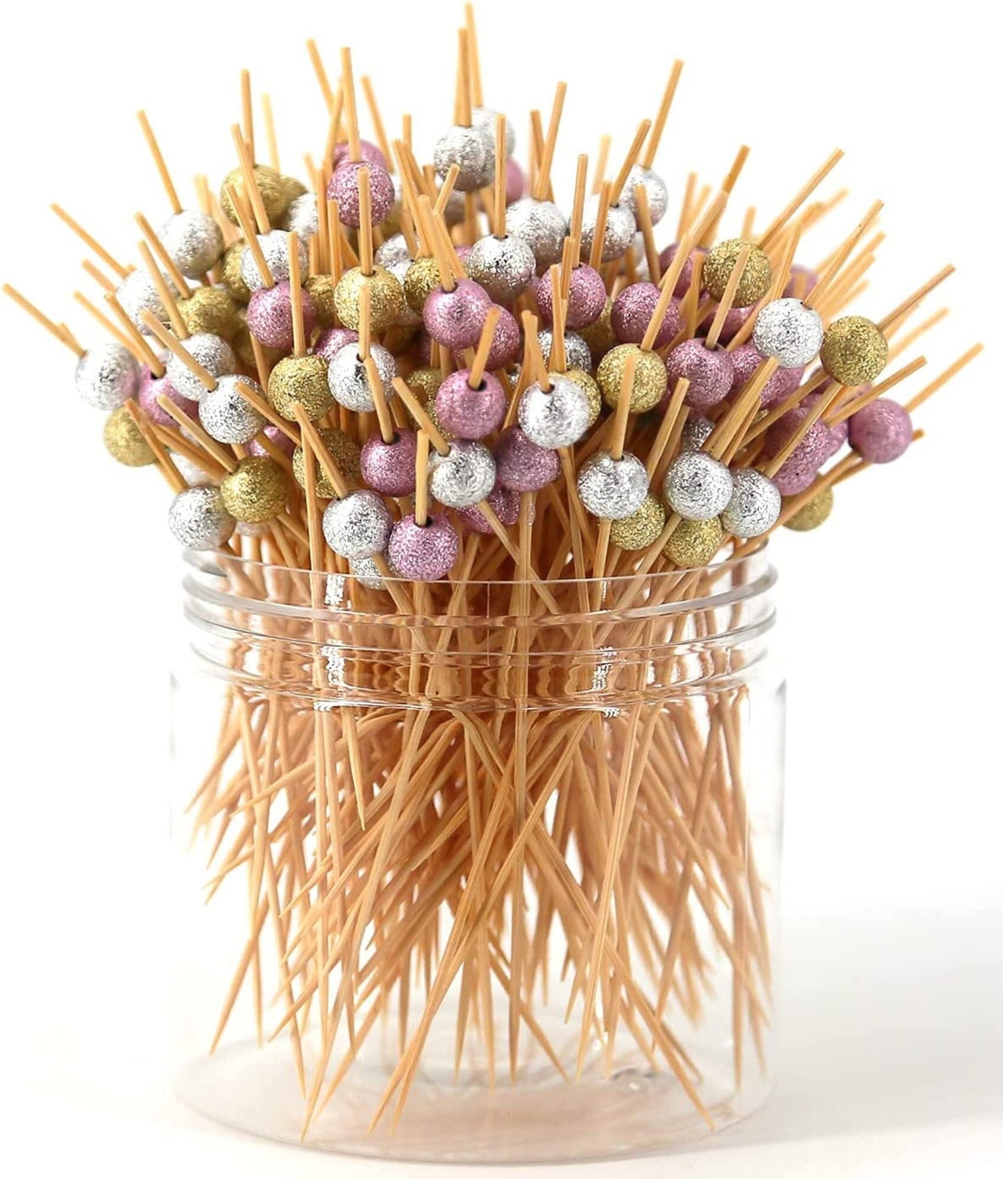 Assorted Style Charcuterie Toothpicks - Pink Flamingo, Stetsonia Cactus, and More! Fancy Toothpicks for Charcuterie and Appetizers - Wedding, Buffet, Shower - Elegant Party Decor