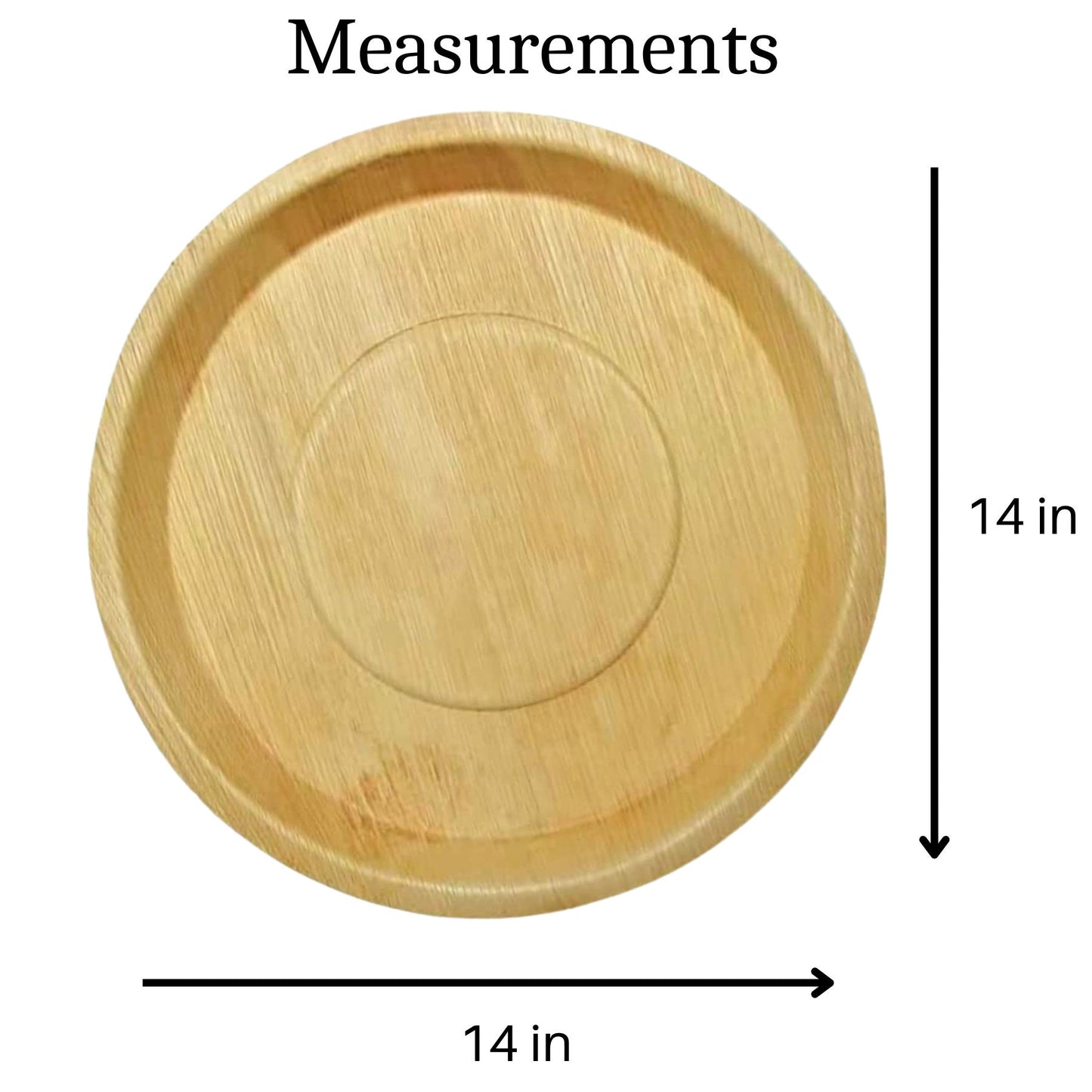 Round Charcuterie Bamboo Trays