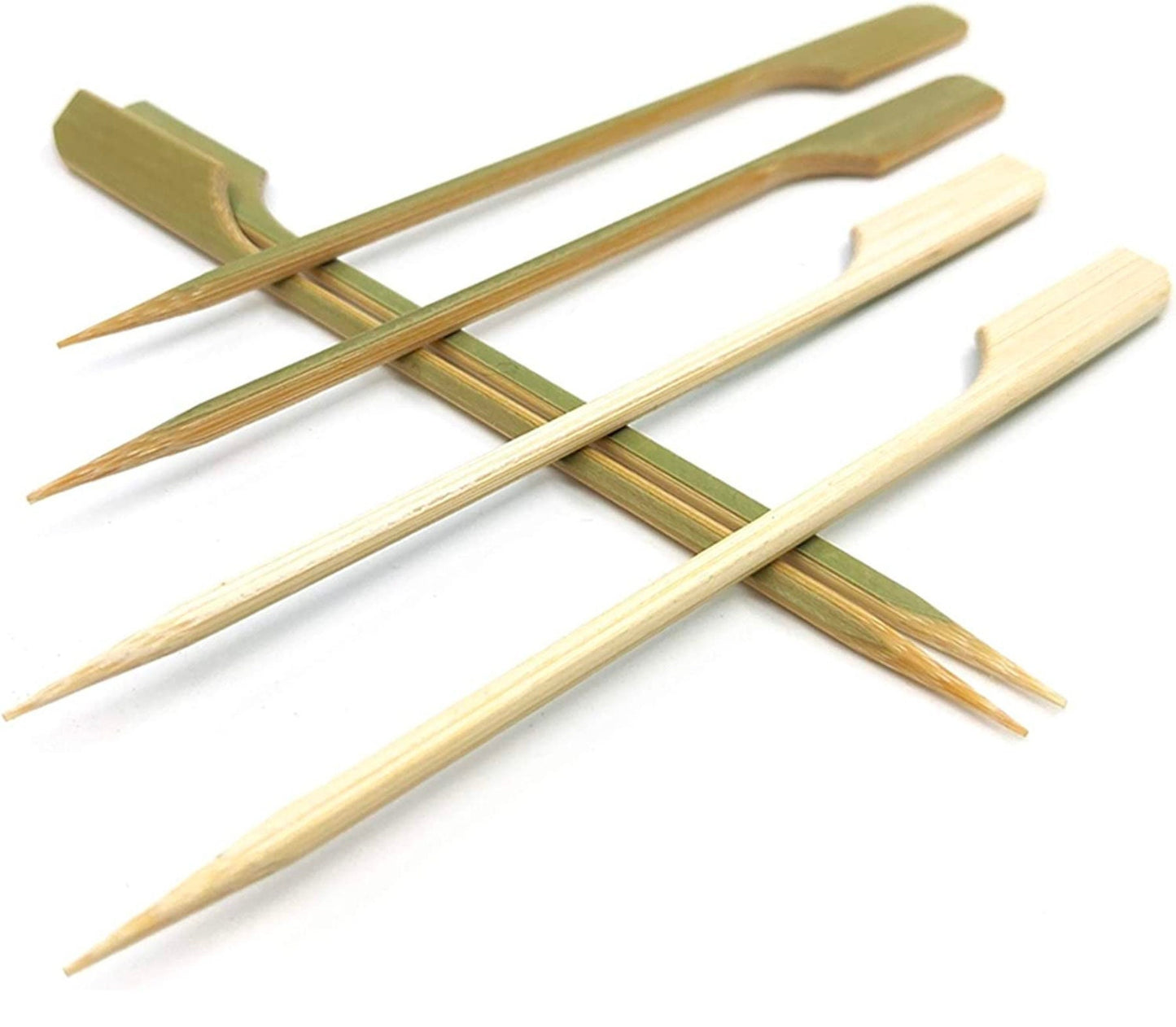 Wooden Paddle Flat Charcuterie Skewer Bamboo Toothpicks